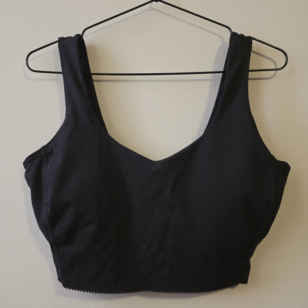 Skechers Black Scoop Crop Tank - Women's Support Tank